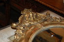 French Louis XVI Oval Mirror
