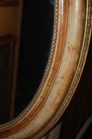 French Louis XVI Oval Mirror