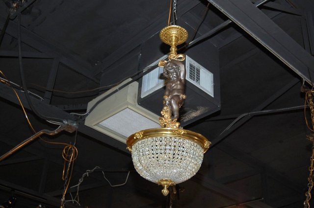 Crystal Cherub Chandelier