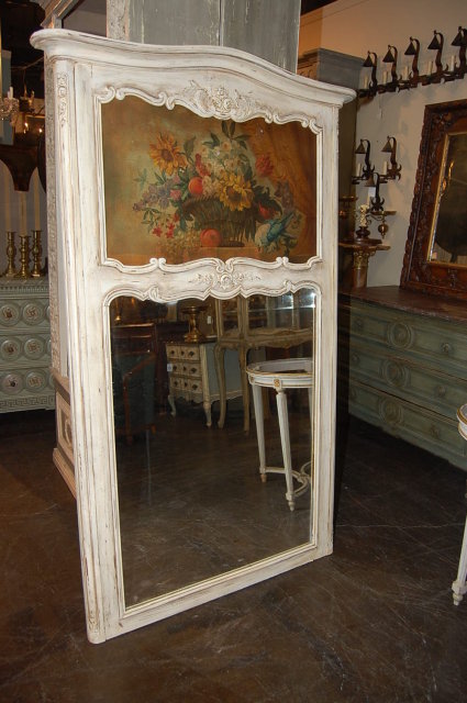 French Painted Trumeau
