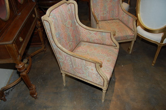 Pair Louis XVI Bergeres