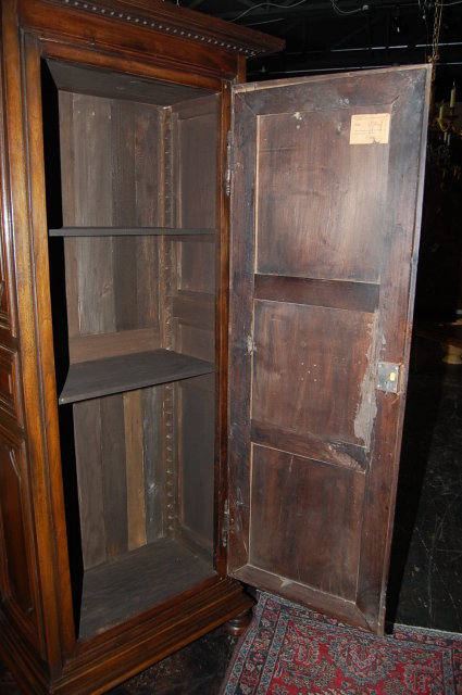 Pair French Walnut Cabinets