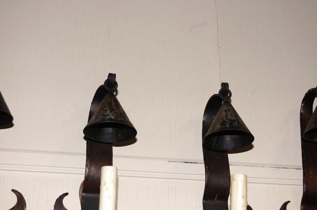 Whimsical French Iron Sconce