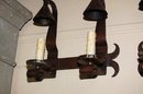 Whimsical French Iron Sconce