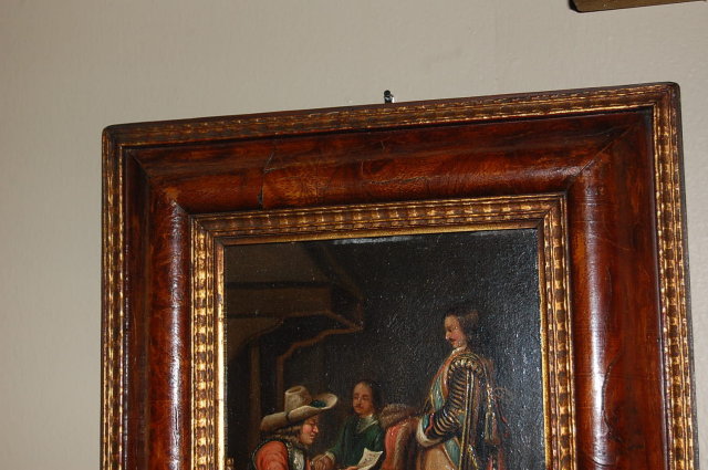 French Oil On Board Painting