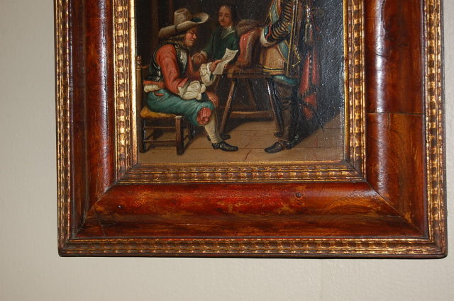 French Oil On Board Painting