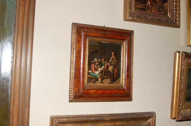 French Oil On Board Painting
