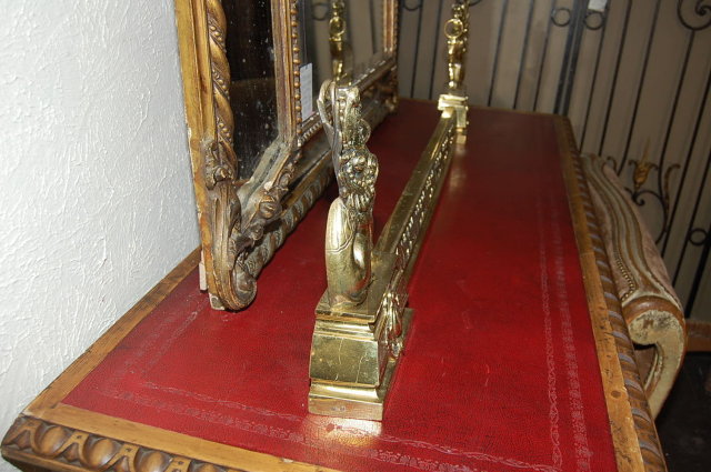 English Brass Fire Fender