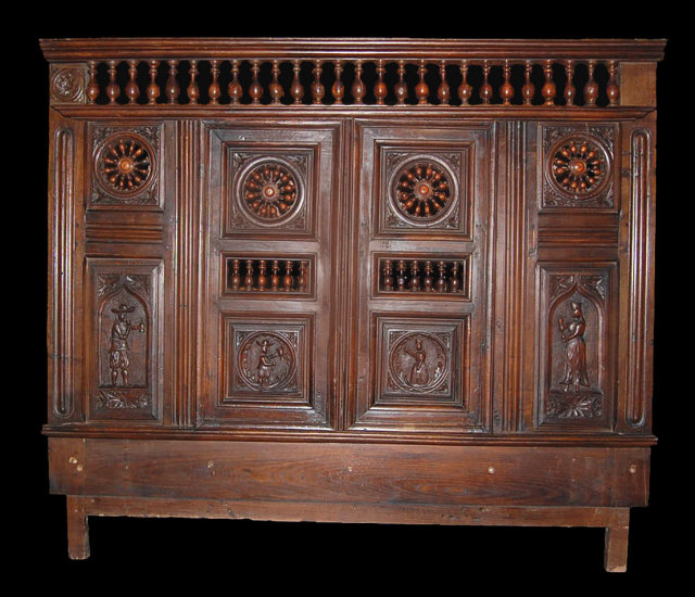 French Oak Brittany Headboard