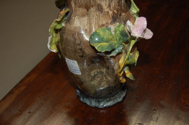 Barbotine Porcelain Vase