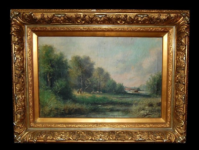 Continental Oil On Canvas