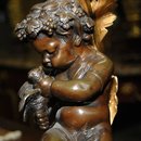 French Cherub Candelabra