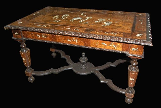 18th Century Italian Hunting Table
