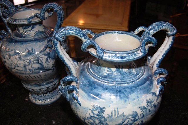 Italian Faience Vases