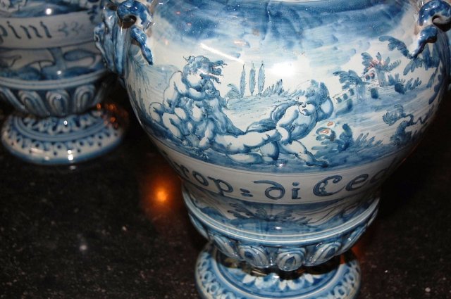 Italian Faience Vases