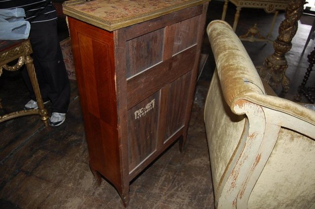 French Transitional Lacquered Cabinet