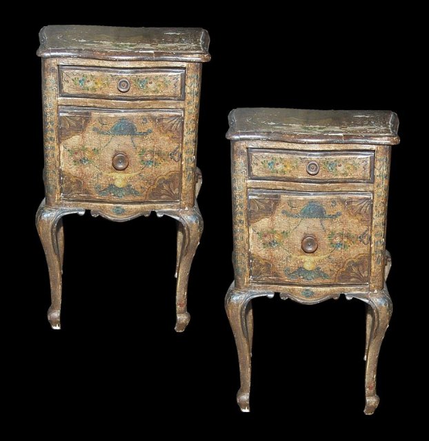 Pair Venetian Side Tables