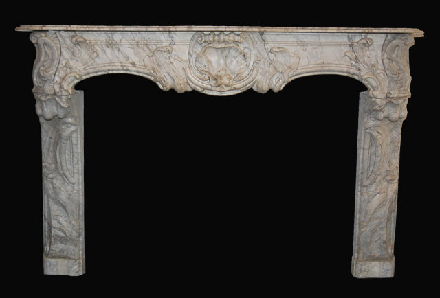 18th Century French Louis XV Marble Mantel