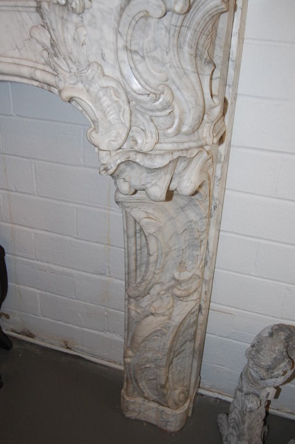 18th Century French Louis XV Marble Mantel