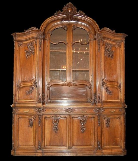 Massive Country French Cabinet