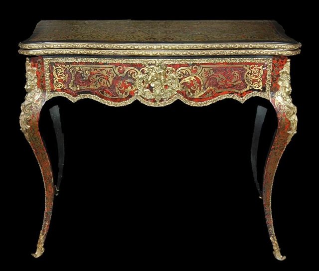 French Boulle Game Table