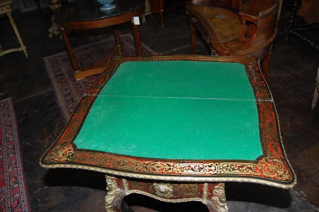 French Boulle Game Table