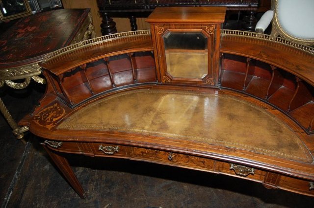English Inlaid Vanity Desk