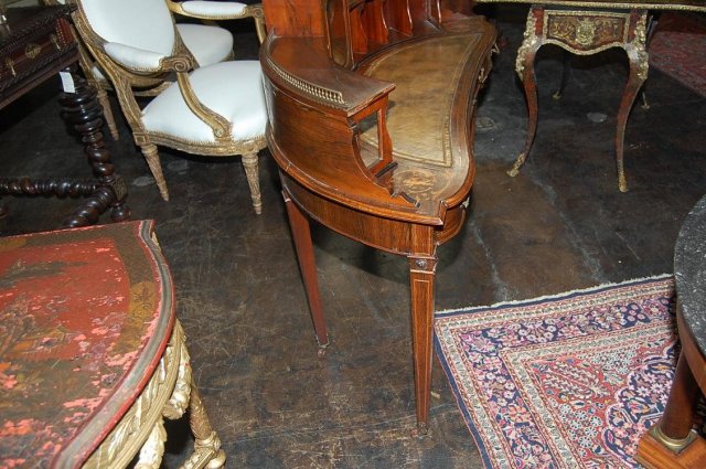 English Inlaid Vanity Desk