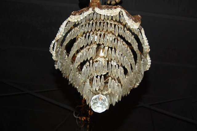 French Crystal Waterfall Chandelier