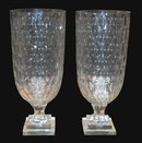 Pair of Crystal Vases