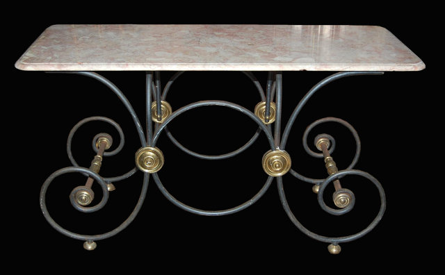French Antique Baker's Table