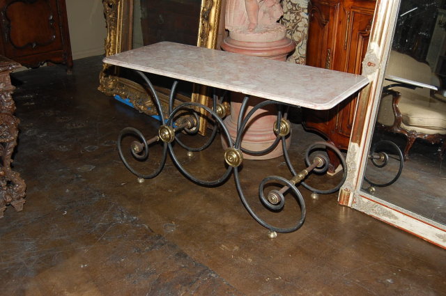 French Antique Baker's Table
