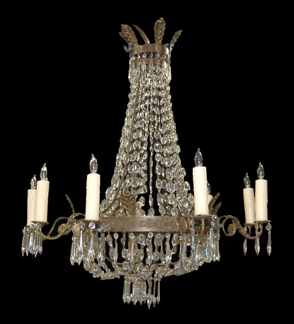French Basket Chandelier