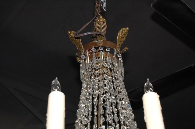 French Basket Chandelier