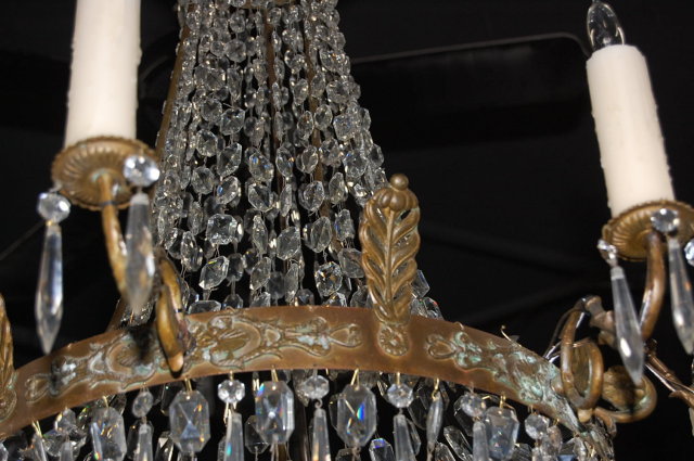 French Basket Chandelier