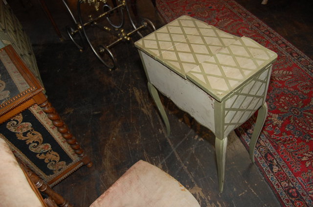 Petite French Painted Vanity
