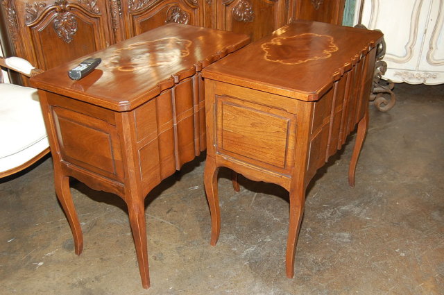 Pair of French Style Nightstands