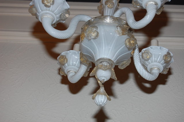 Petite Venetian Glass Chandelier