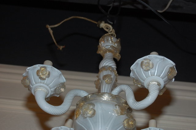 Petite Venetian Glass Chandelier