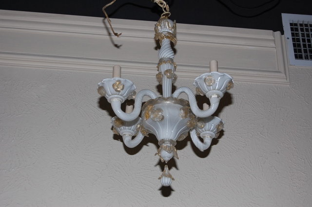 Petite Venetian Glass Chandelier