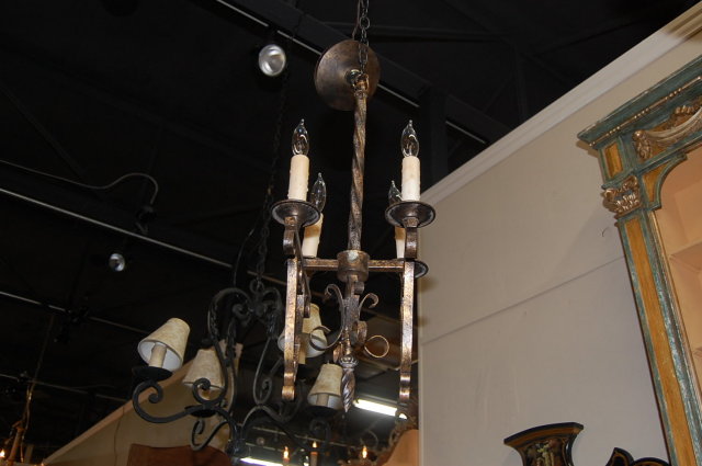Petite Iron Chandelier