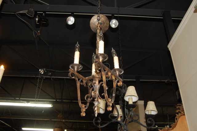 Petite Iron Chandelier