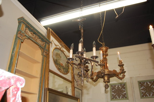 Petite Iron Chandelier