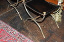 Pair of Tuscan Savonarola Benches