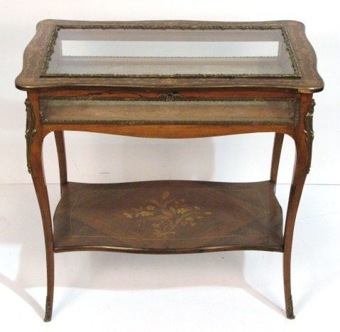 French Vitrine Table