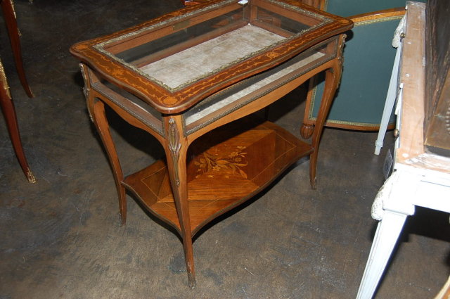 French Vitrine Table