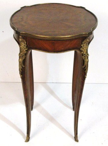 French Inlaid Side Table