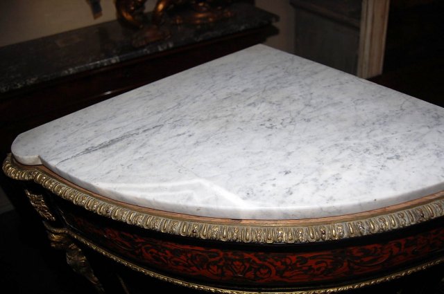 French Boulle Corner Cabinet