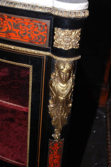 French Boulle Corner Cabinet