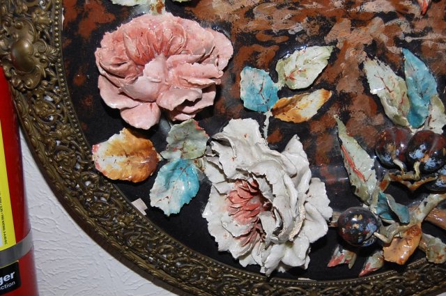 Rare Pair of Majolica Plaques